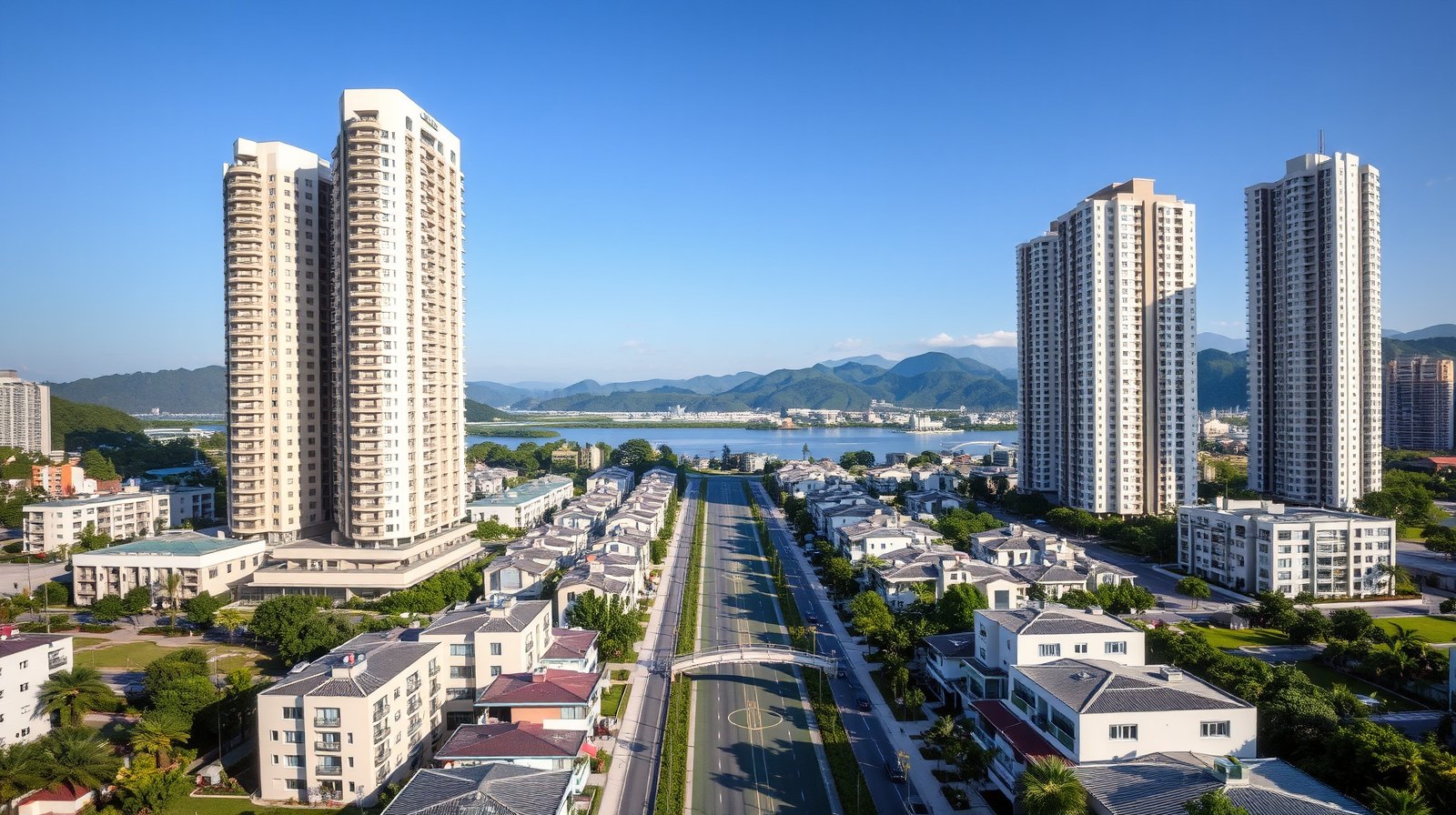 大里區城市景觀示意圖