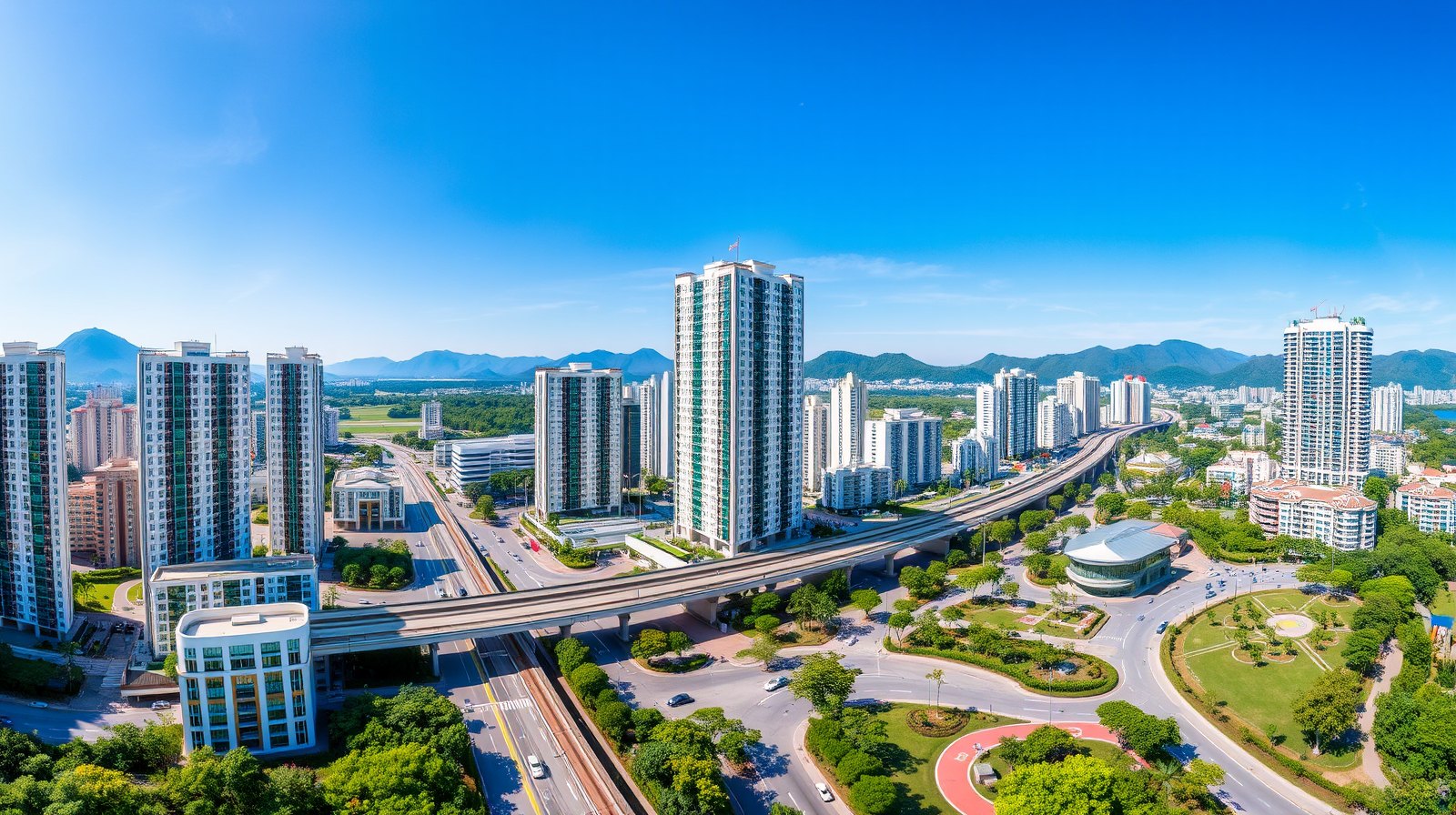 北屯區城市景觀示意圖