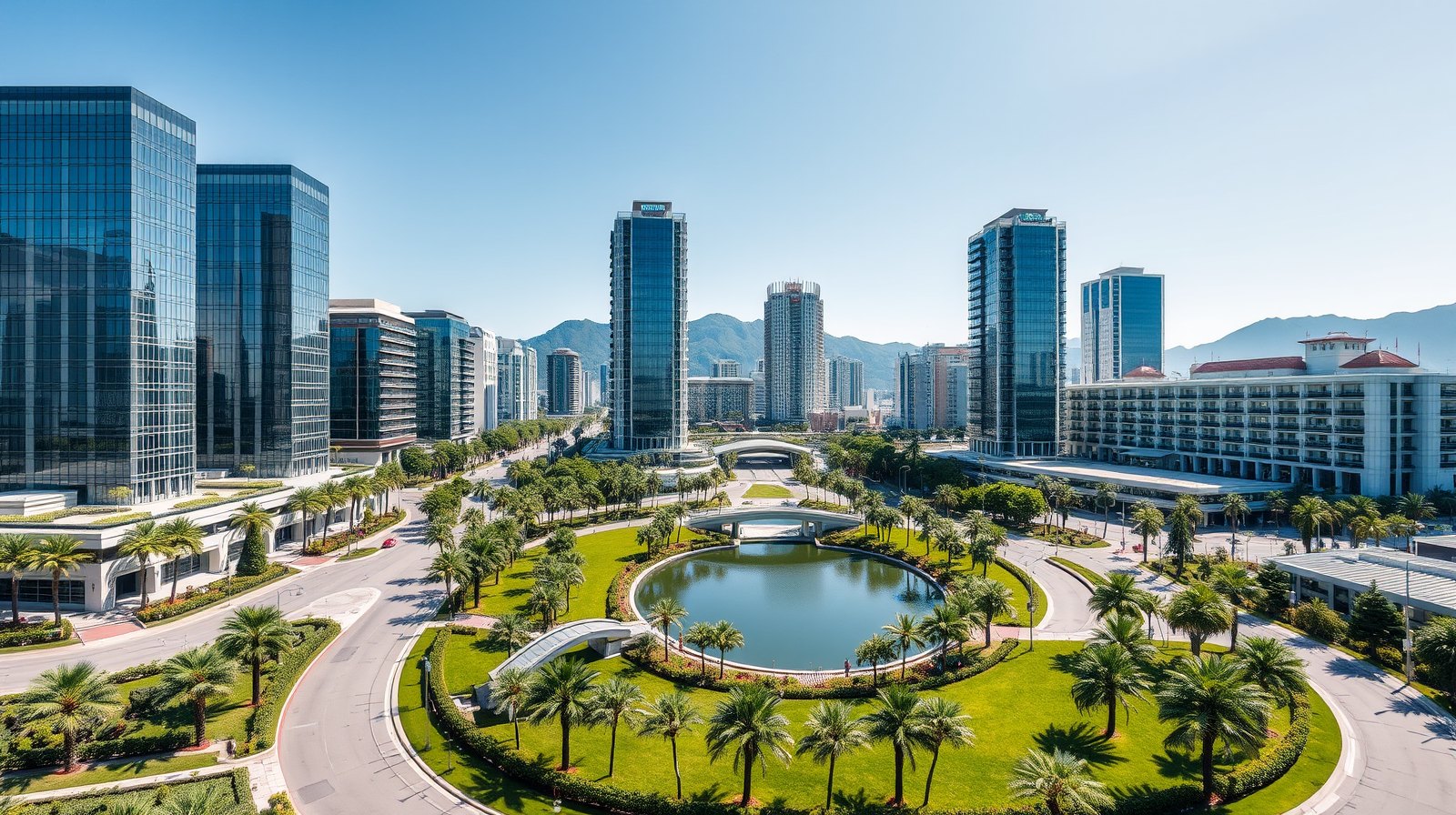 西屯區城市景觀示意圖