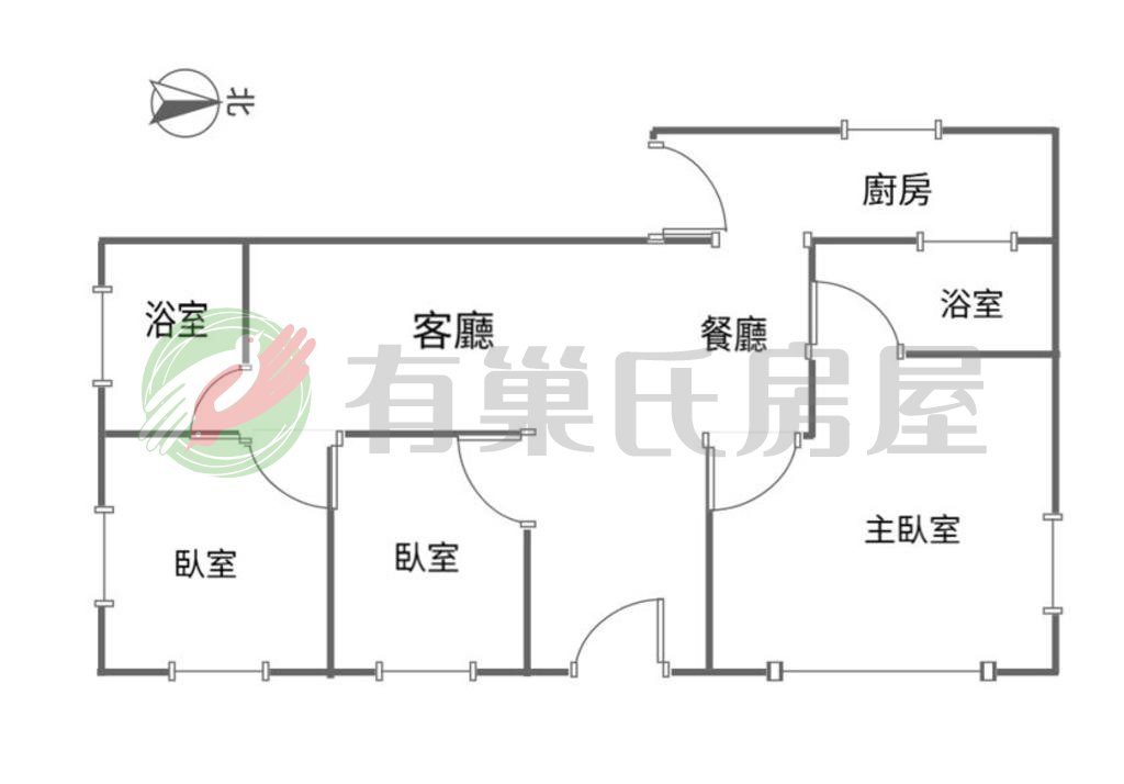 北屯平德路1樓住店兩用3房-面寬17米-需大整理