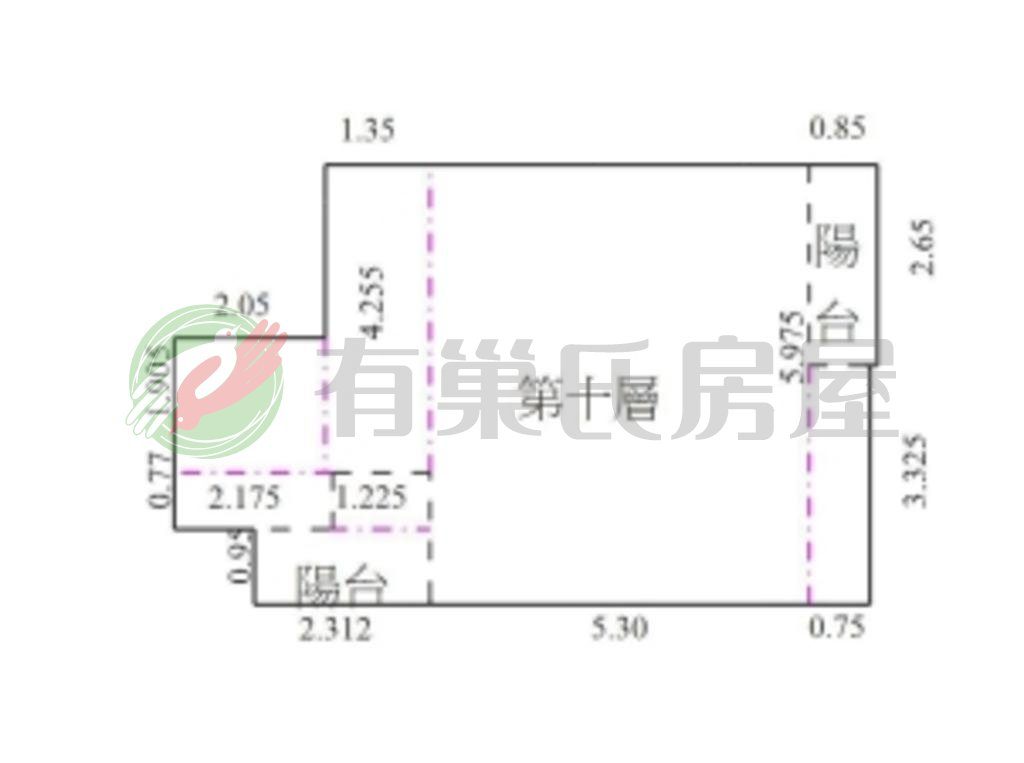 大城四月泊樂次次頂樓方正邊間兩房平車