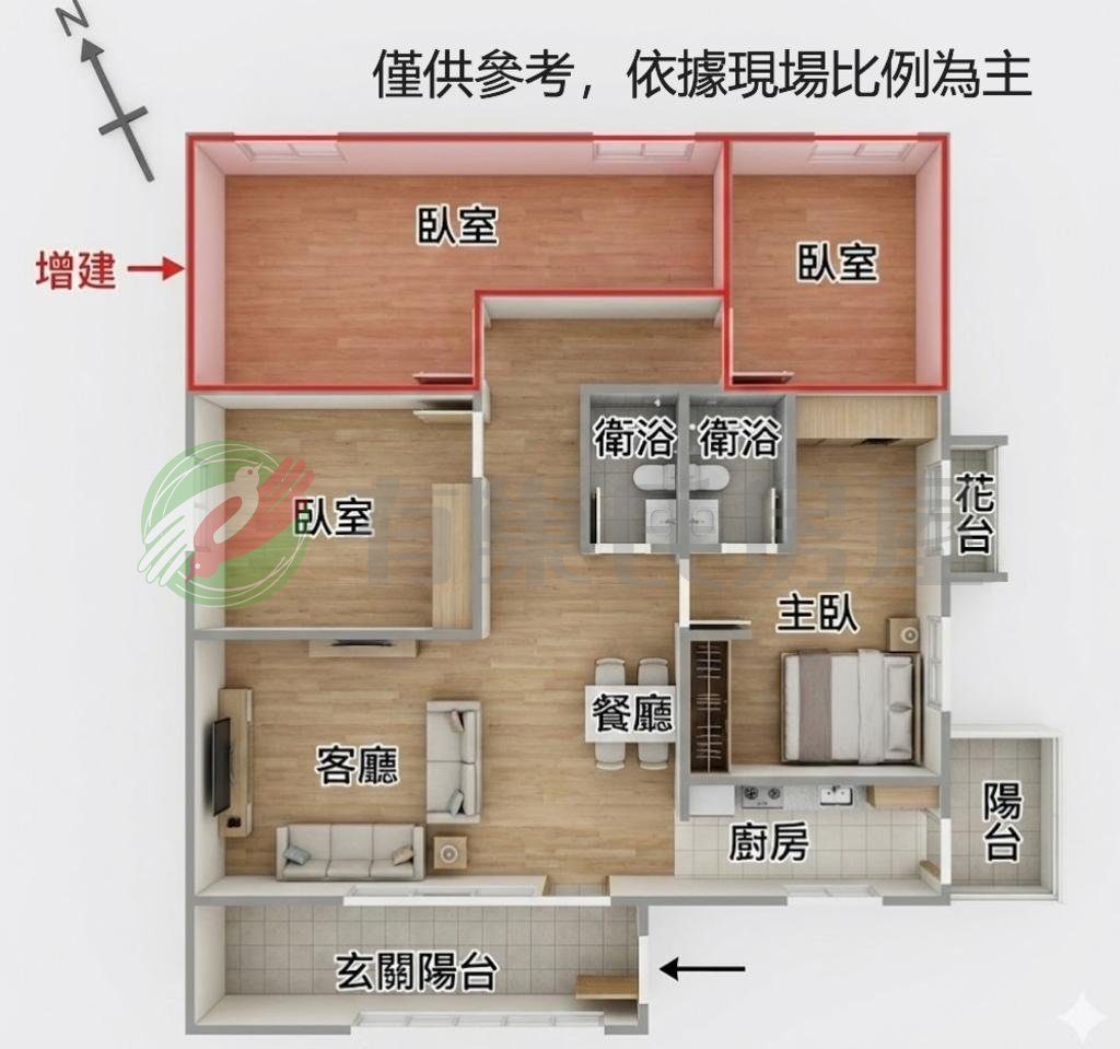 張三的家立新雙學區旁屋況靜美低總價四房含平車