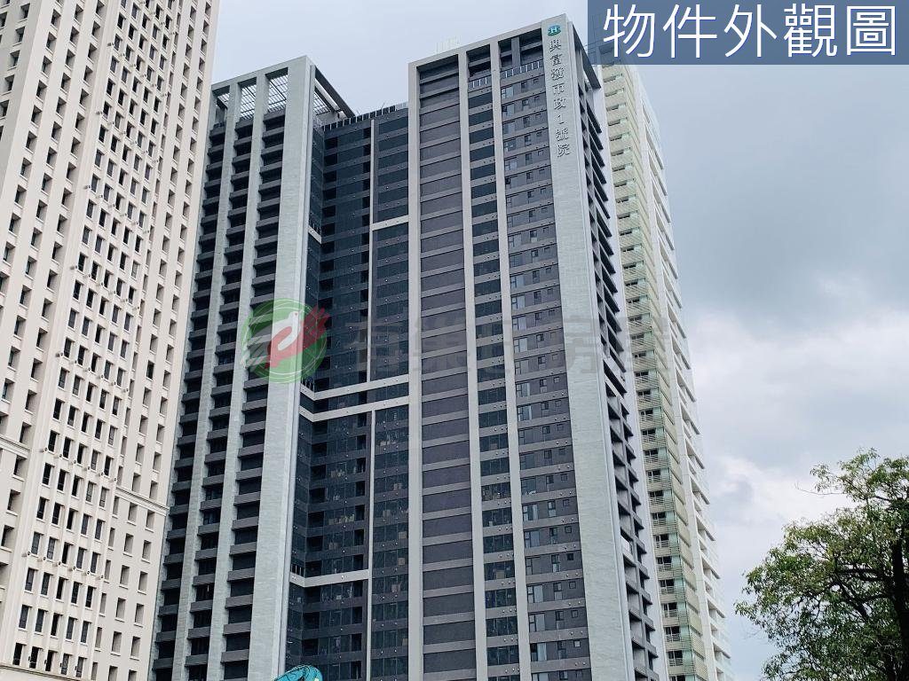 七期市政1號院水安宮捷運站旁高樓3房平車