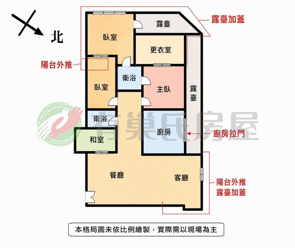 西屯｜中港世紀紅｜四房車位雙陽台戶