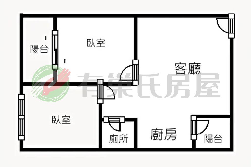 北區精緻美二房｜近太原綠園道，走路可到賴厝國小
