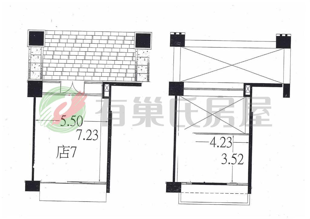 南屯嶺東彩虹城｜臨20米路黃金收租店面B