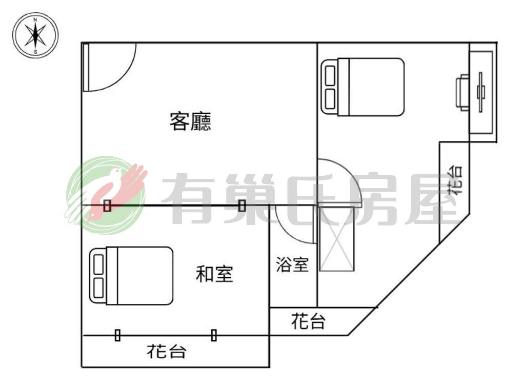 北屯親親戲院旁來來錢站2房車位
