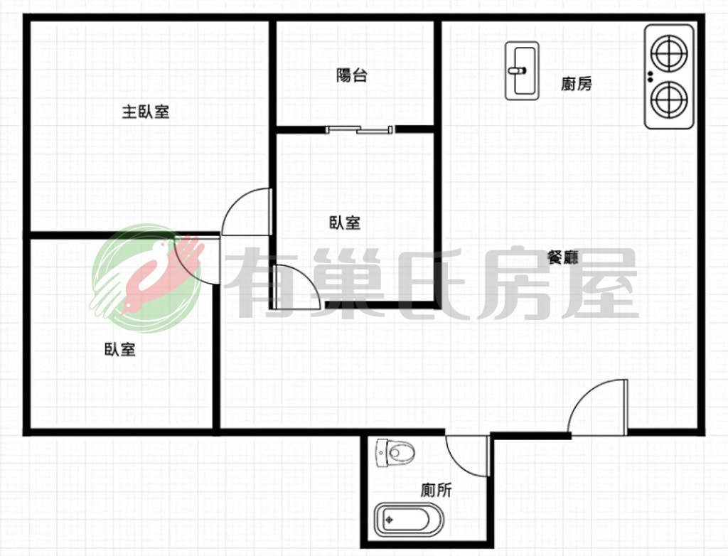 市政愛悅-高樓層3房平車-七期生活圈
